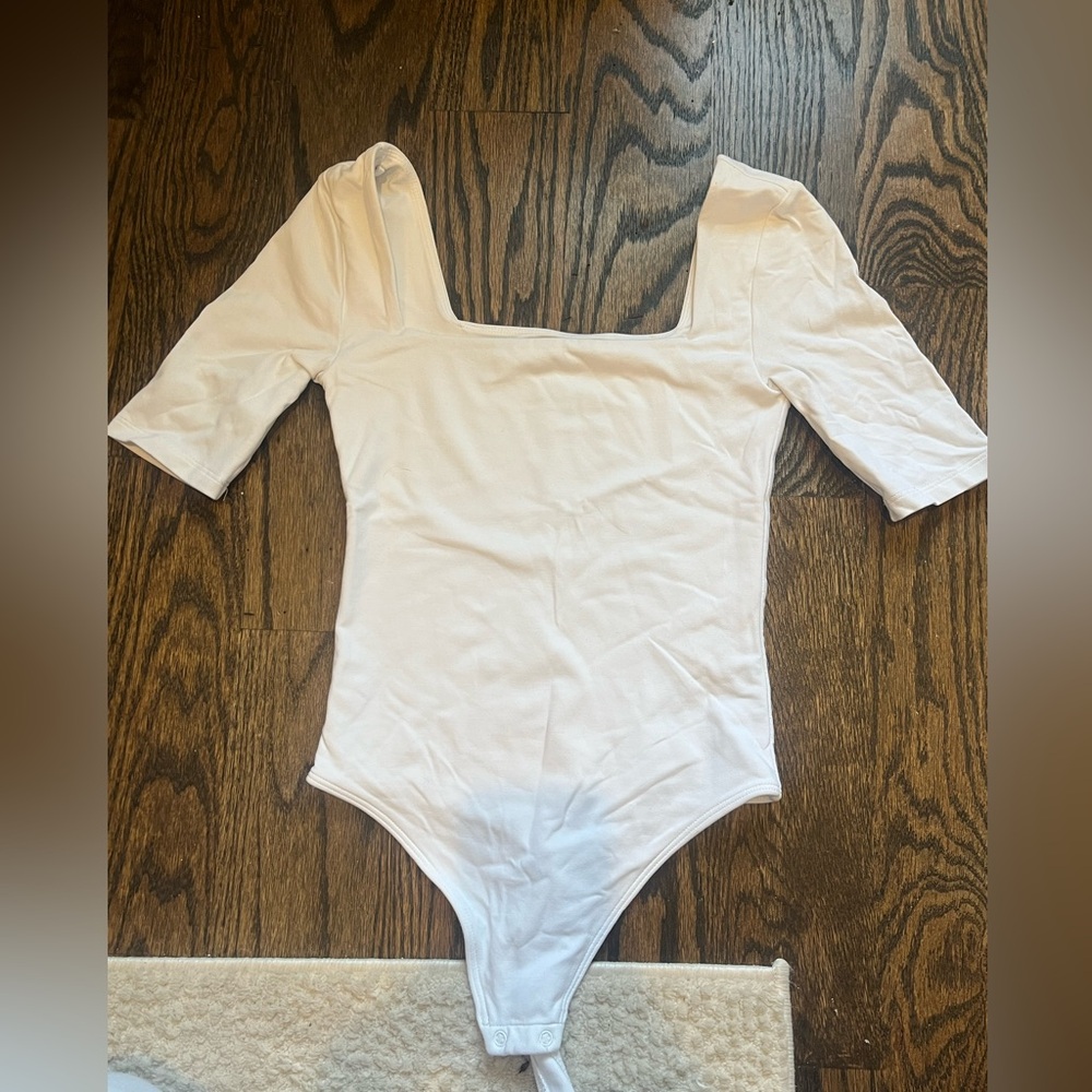 Aritzia square neck body suit